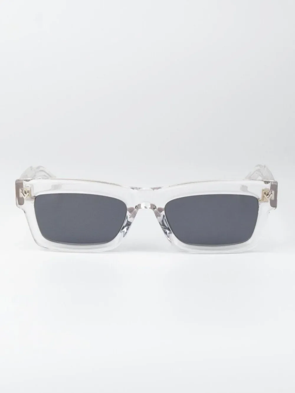 Valentino Men Sunglasses Transparent Grey Rectangle V-SHARP VLS-134 C